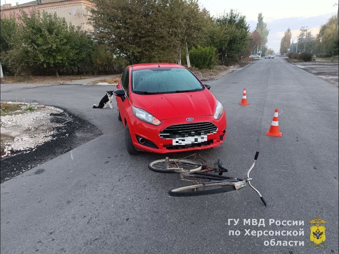 В Геническе легковушка сбила женщину на велосипеде | Последние новости -  Kherson.life